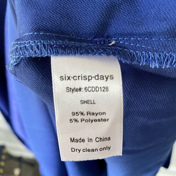 NWT Royal Blue Silky Sleeveless Midi Dress - Picture 5 of 6